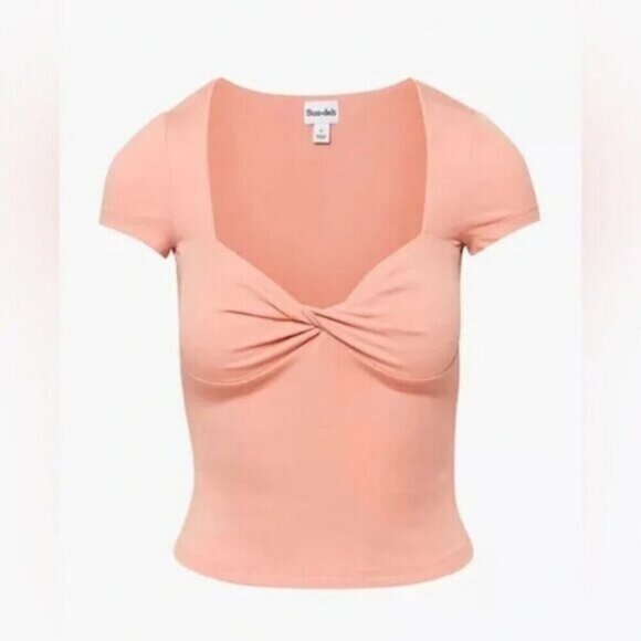 Sunday Best Tops - Aritzia Sunday Best Lula Top 2XS Heirloom Pink